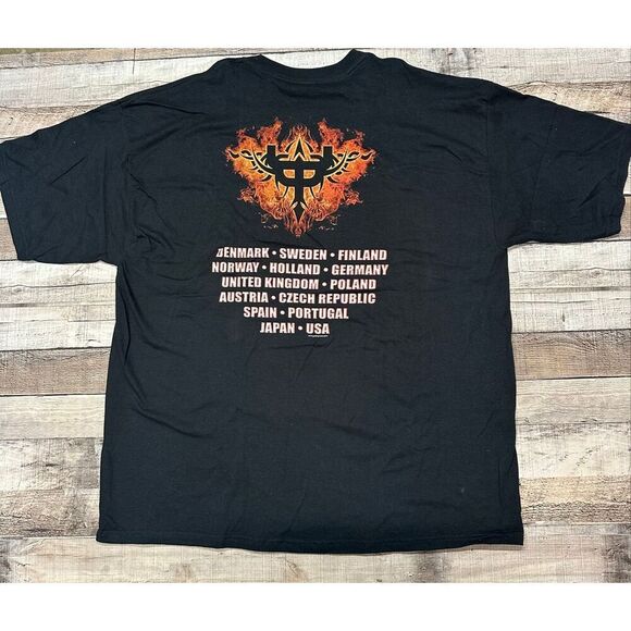 Vintage y2k 2005 Judas Priest World Tour Size XXL Black Concert Gildan Tshirt - Picture 2 of 6